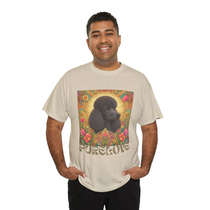 Poodle Black Vintage Graphic T-Shirt – Unisex Cotton Tee for Dog Lovers