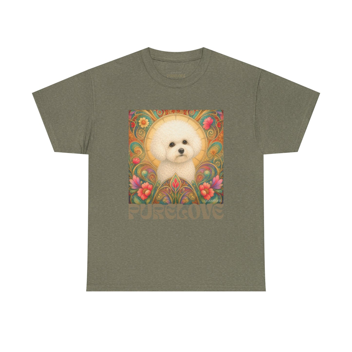 Bichon Frise Vintage Graphic T-Shirt – Unisex Cotton Tee for Dog Lovers