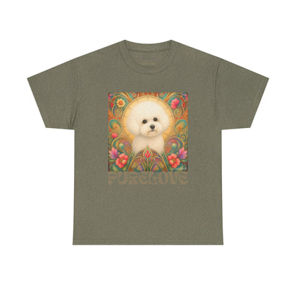 Bichon Frise Vintage Graphic T-Shirt – Unisex Cotton Tee for Dog Lovers