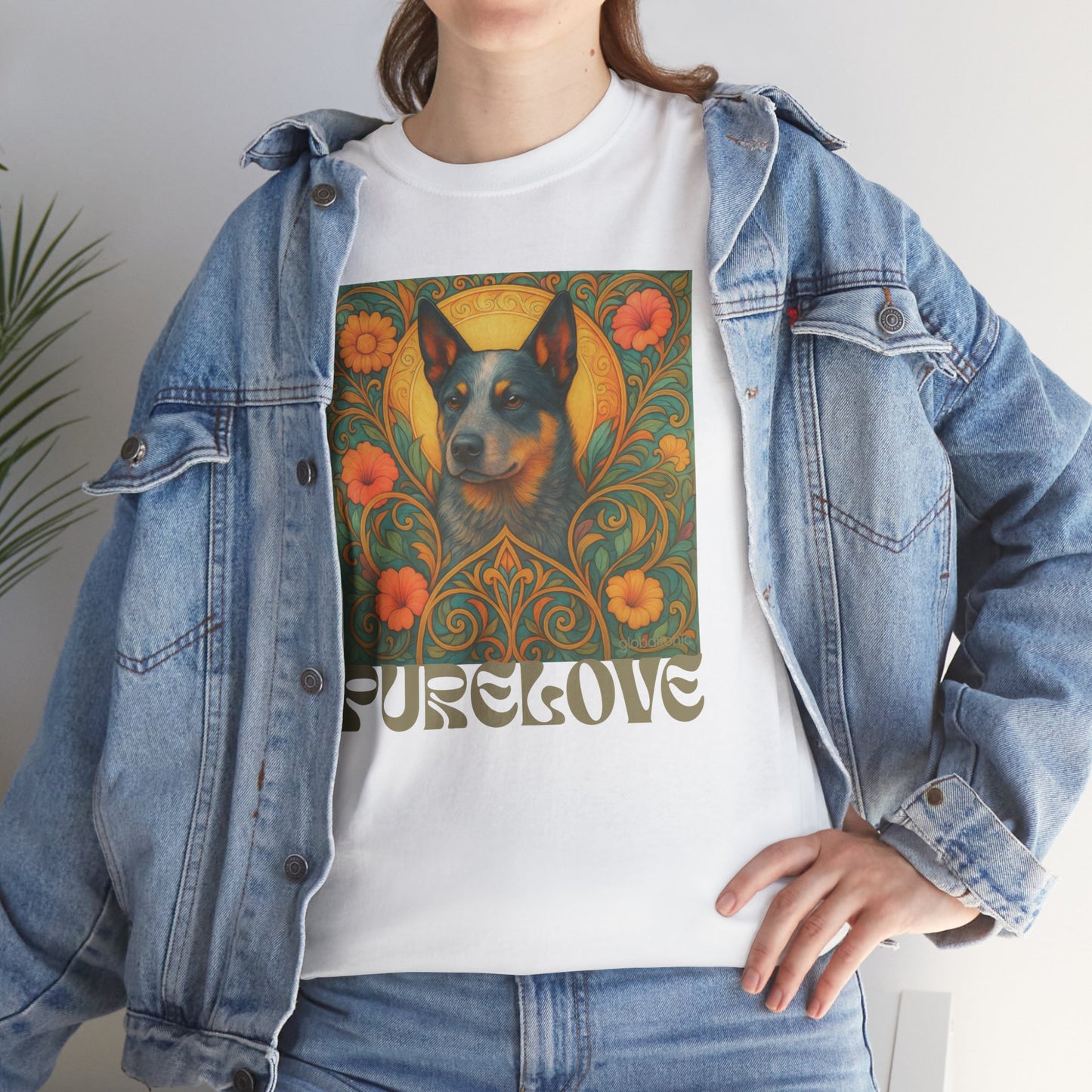 Australian Blue Heeler Vintage Graphic T-Shirt – Unisex Cotton Tee for Dog Lovers