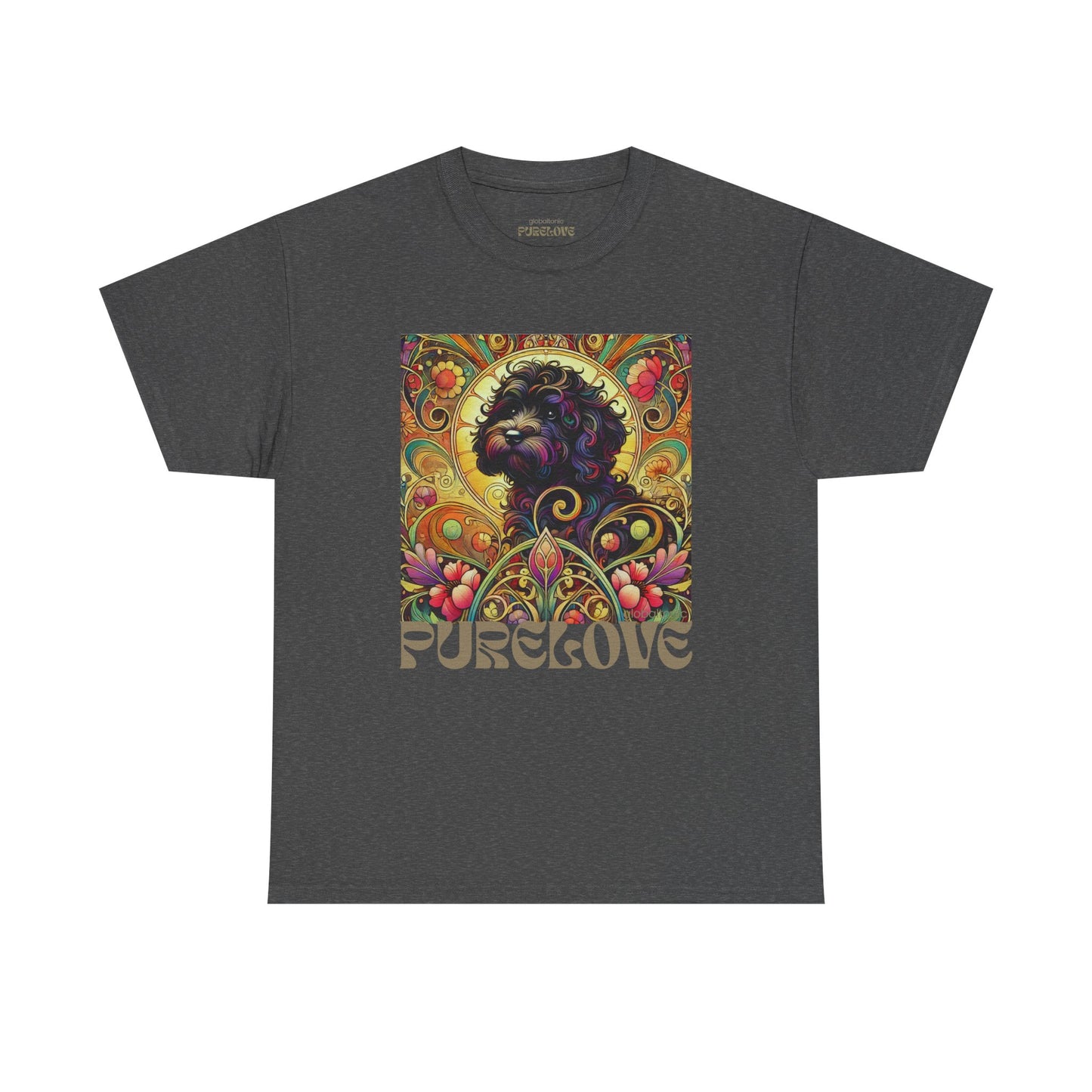 Black Cavapoo (Cavoodle) Vintage Graphic T-Shirt – Unisex Cotton Tee for Dog Lovers