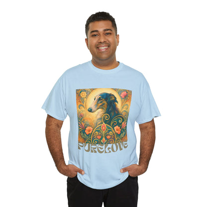 Borzoi Vintage Graphic T-Shirt – Unisex Cotton Tee for Dog Lovers