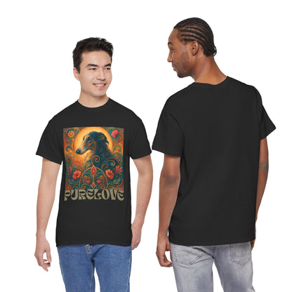 Borzoi Vintage Graphic T-Shirt – Unisex Cotton Tee for Dog Lovers