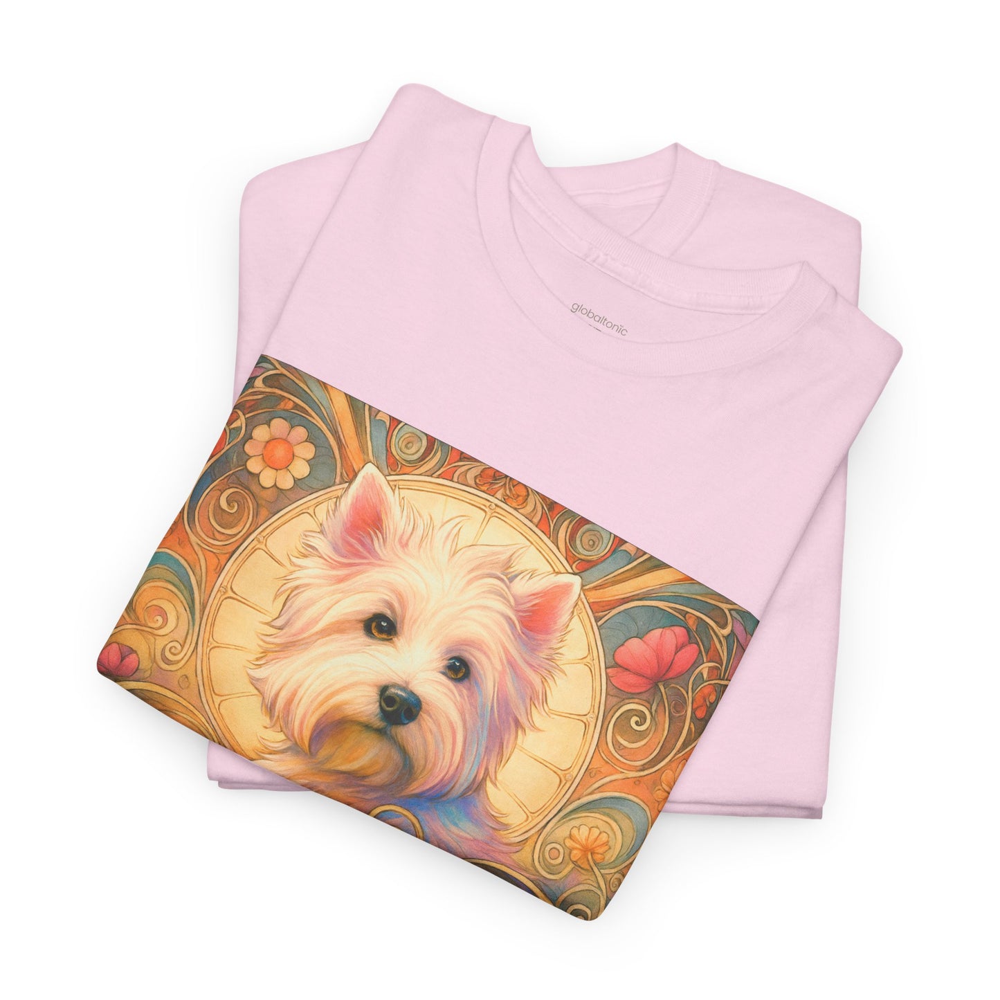 West Highland Terrier (Westie) Vintage Graphic T-Shirt – Unisex Cotton Tee for Dog Lovers