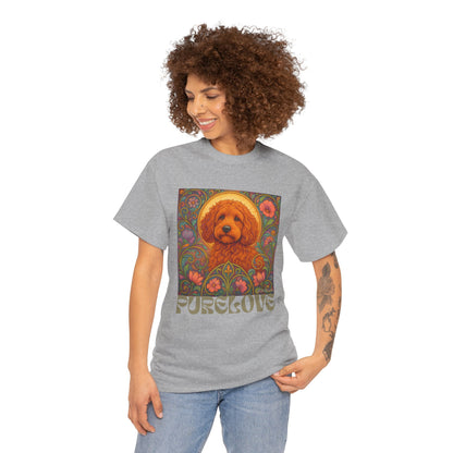 Red Cockapoo (Spoodle) Vintage Graphic T-Shirt – Unisex Cotton Tee for Dog Lovers