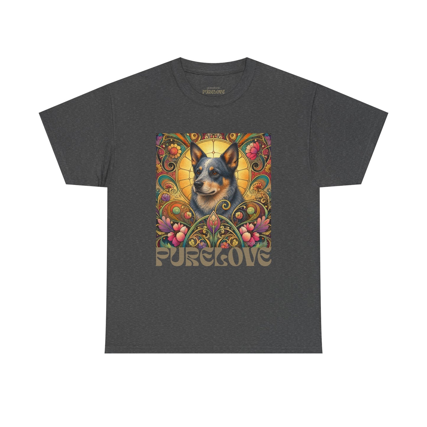 Australian Blue Heeler Vintage Graphic T-Shirt – Unisex Cotton Tee for Dog Lovers