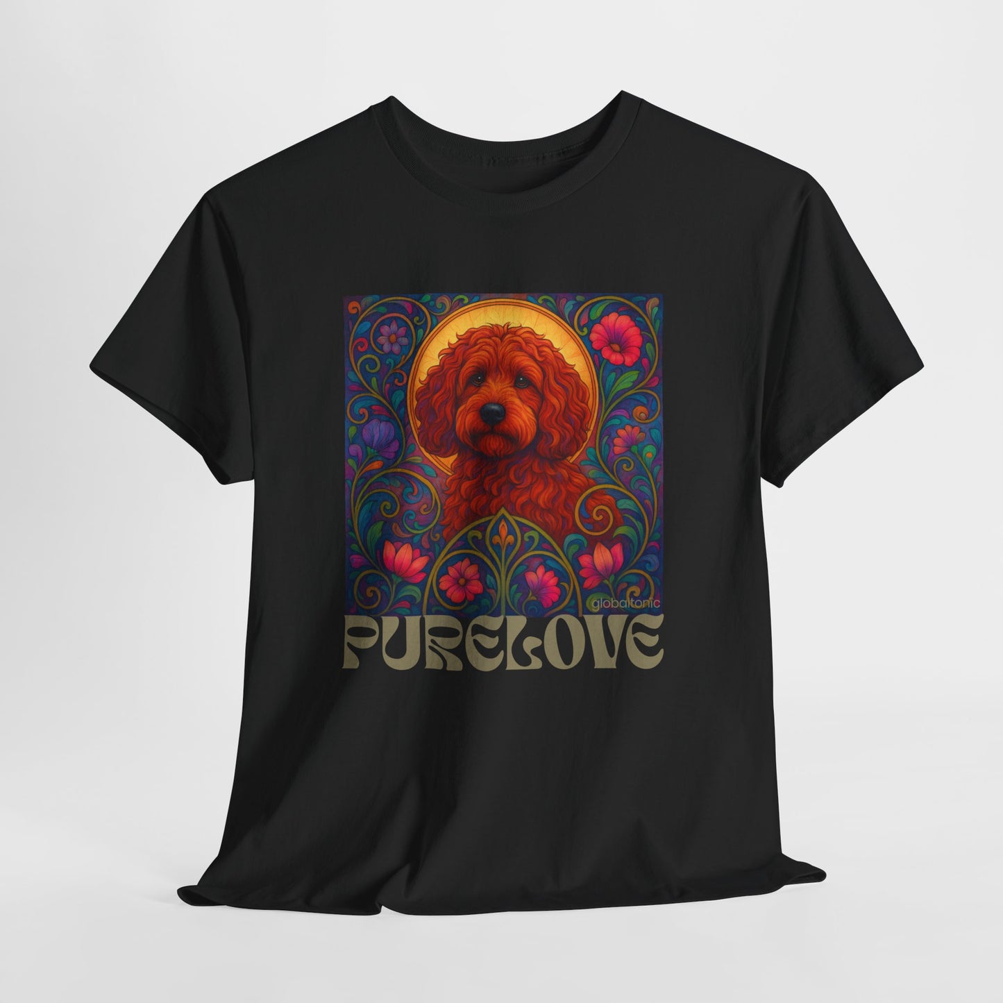 Red Cockapoo (Spoodle) Vintage Graphic T-Shirt – Unisex Cotton Tee for Dog Lovers