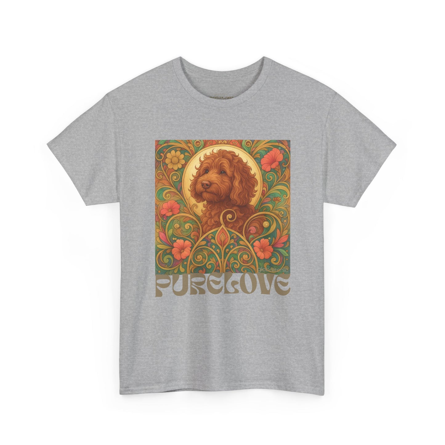 Red Cavapoo (Cavoodle) Vintage Graphic T-Shirt – Unisex Cotton Tee for Dog Lovers