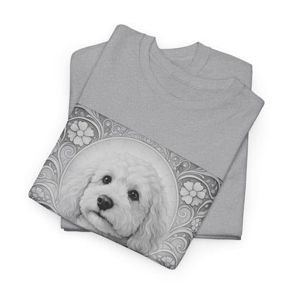 Goldendoodle (Groodle) Vintage Graphic T-Shirt – Unisex Cotton Tee for Dog Lovers (Black & White)
