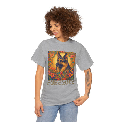 German Shepherd Vintage Graphic T-Shirt – Unisex Cotton Tee for Dog Lovers