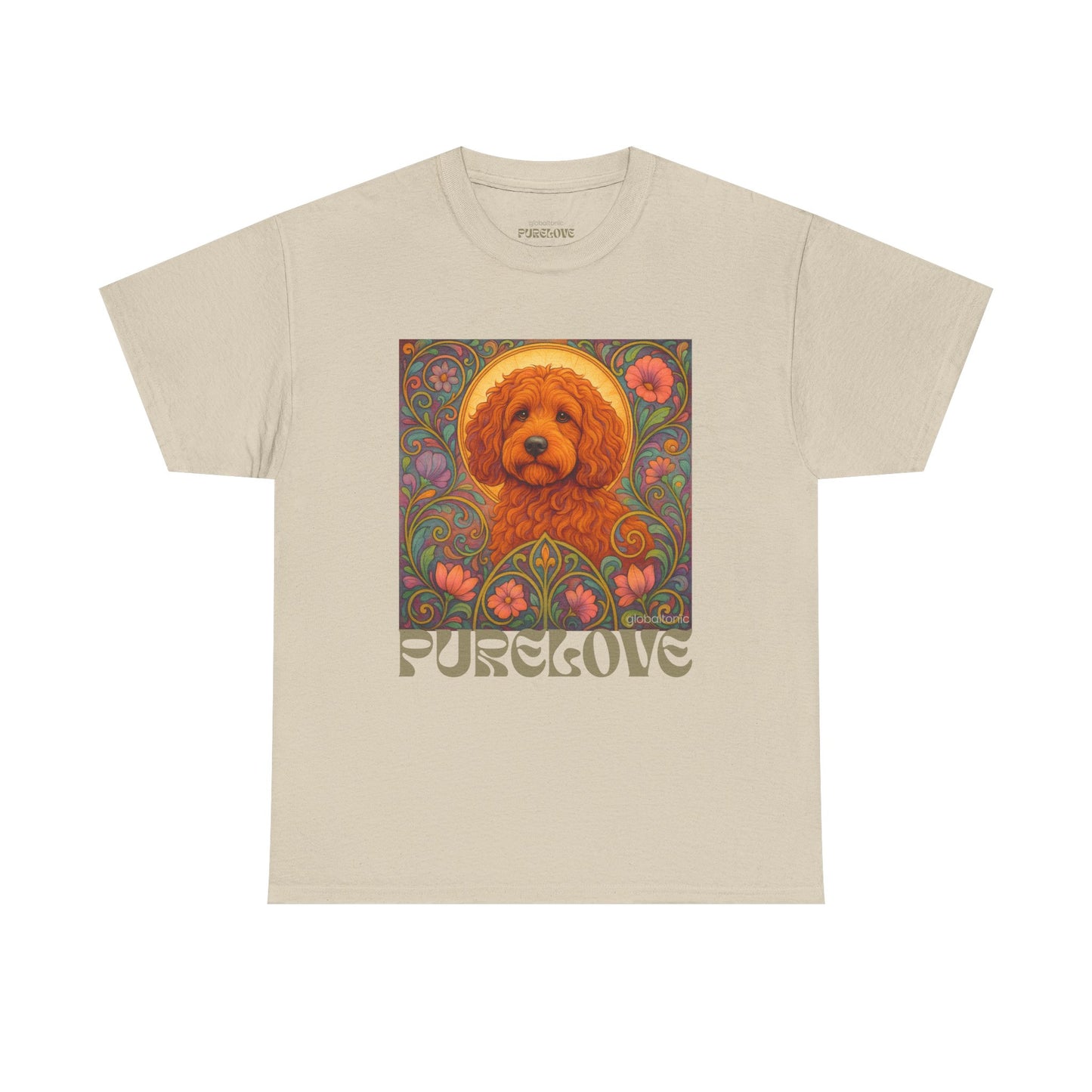 Red Cockapoo (Spoodle) Vintage Graphic T-Shirt – Unisex Cotton Tee for Dog Lovers