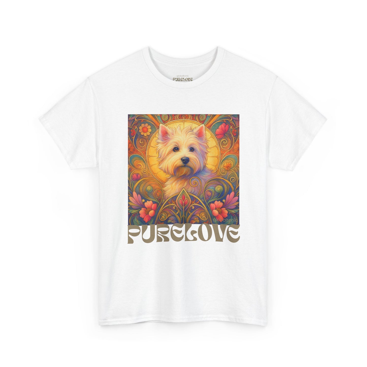 West Highland Terrier (Westie) Vintage Graphic T-Shirt – Unisex Cotton Tee for Dog Lovers