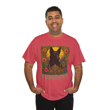 Black Kelpie Vintage Graphic T-Shirt – Unisex Cotton Tee for Dog Lovers