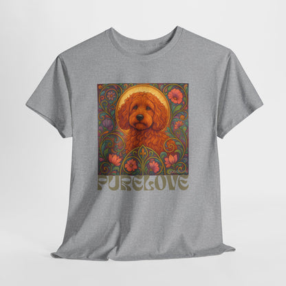 Red Cockapoo (Spoodle) Vintage Graphic T-Shirt – Unisex Cotton Tee for Dog Lovers