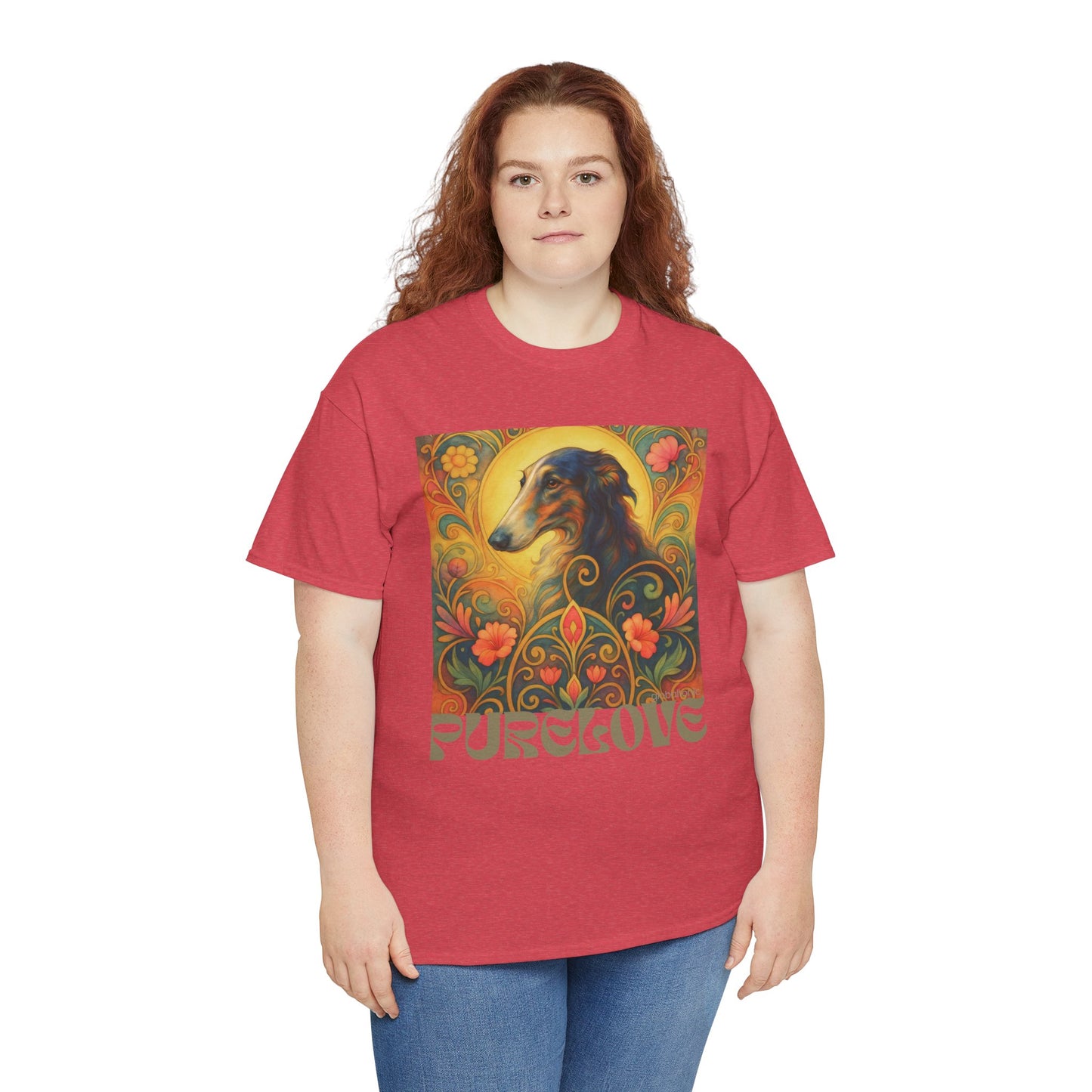 Borzoi Vintage Graphic T-Shirt – Unisex Cotton Tee for Dog Lovers