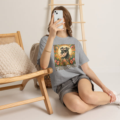 Schnauzer Vintage Graphic T-Shirt – Unisex Cotton Tee for Dog Lovers