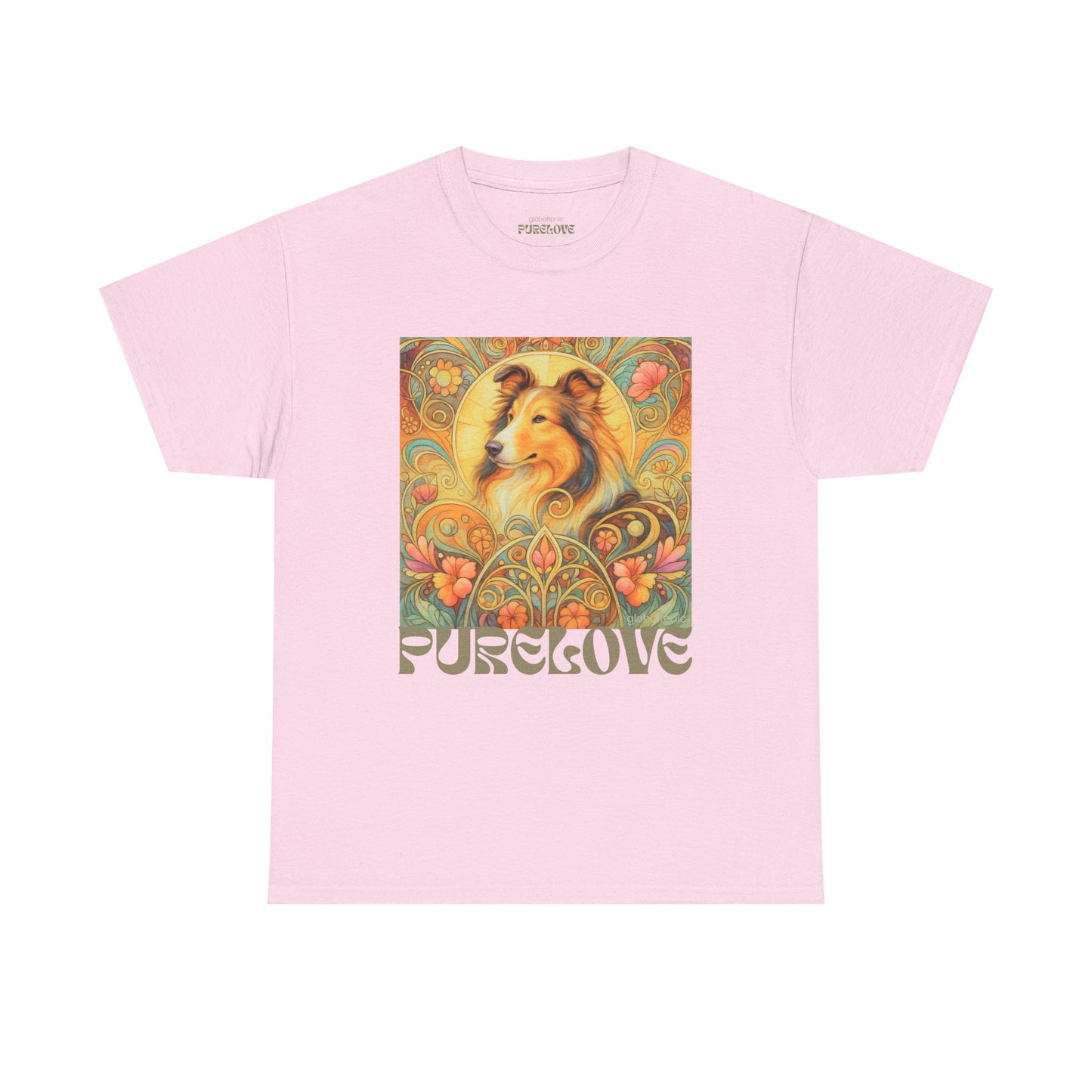 Collie Vintage Graphic T-shirt - Unisex Cotton Tee for Dog Lovers