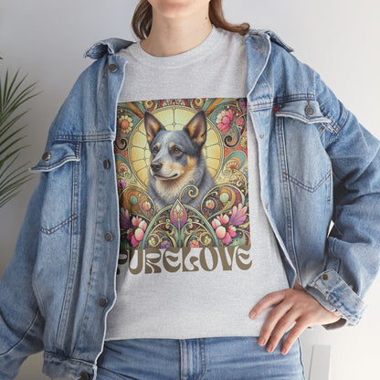 Australian Blue Heeler Vintage Graphic T-Shirt – Unisex Cotton Tee for Dog Lovers