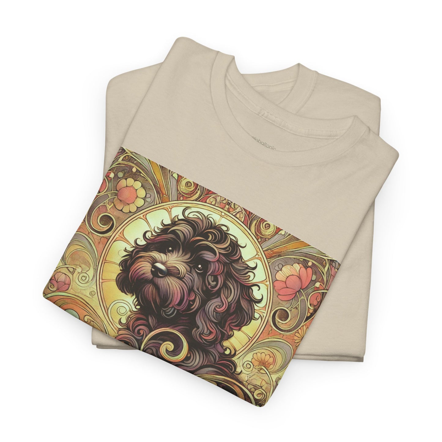 Black Cavapoo (Cavoodle) Vintage Graphic T-Shirt – Unisex Cotton Tee for Dog Lovers