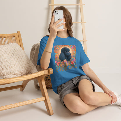 Poodle Black Vintage Graphic T-Shirt – Unisex Cotton Tee for Dog Lovers