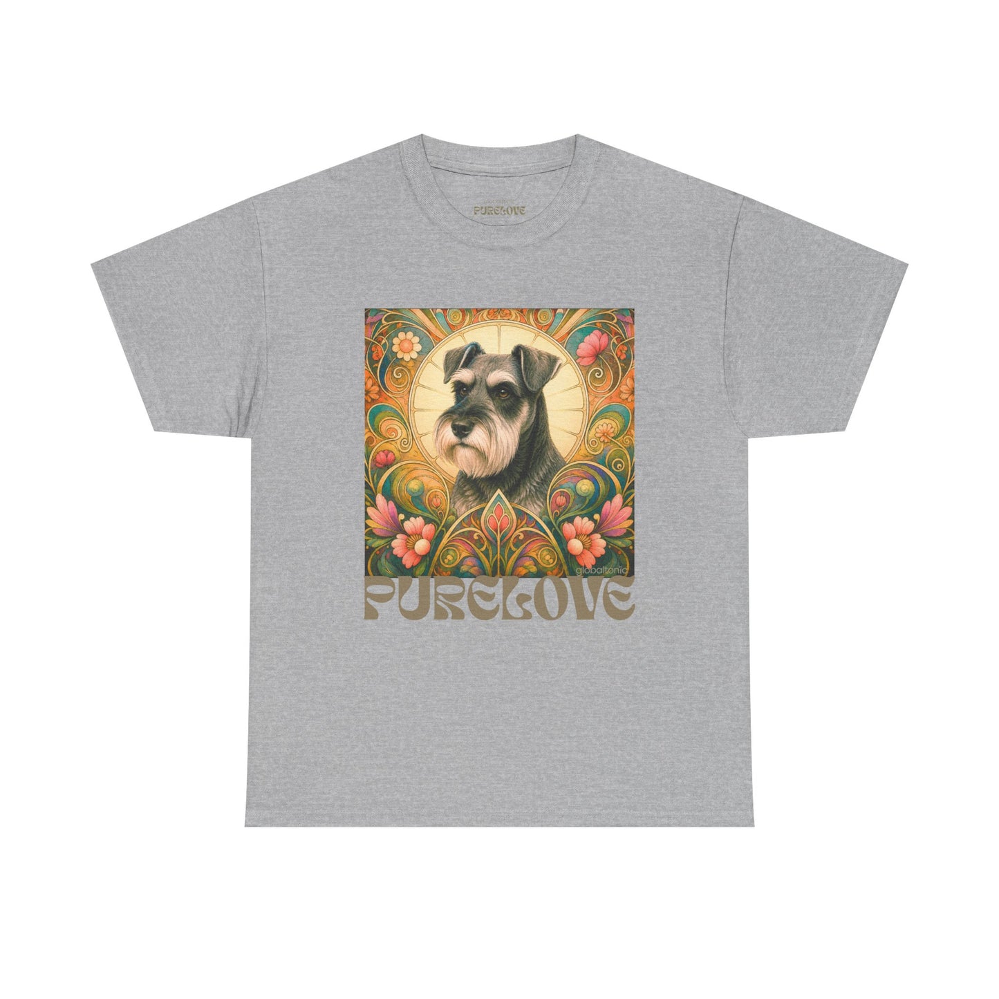 Schnauzer Vintage Graphic T-Shirt – Unisex Cotton Tee for Dog Lovers