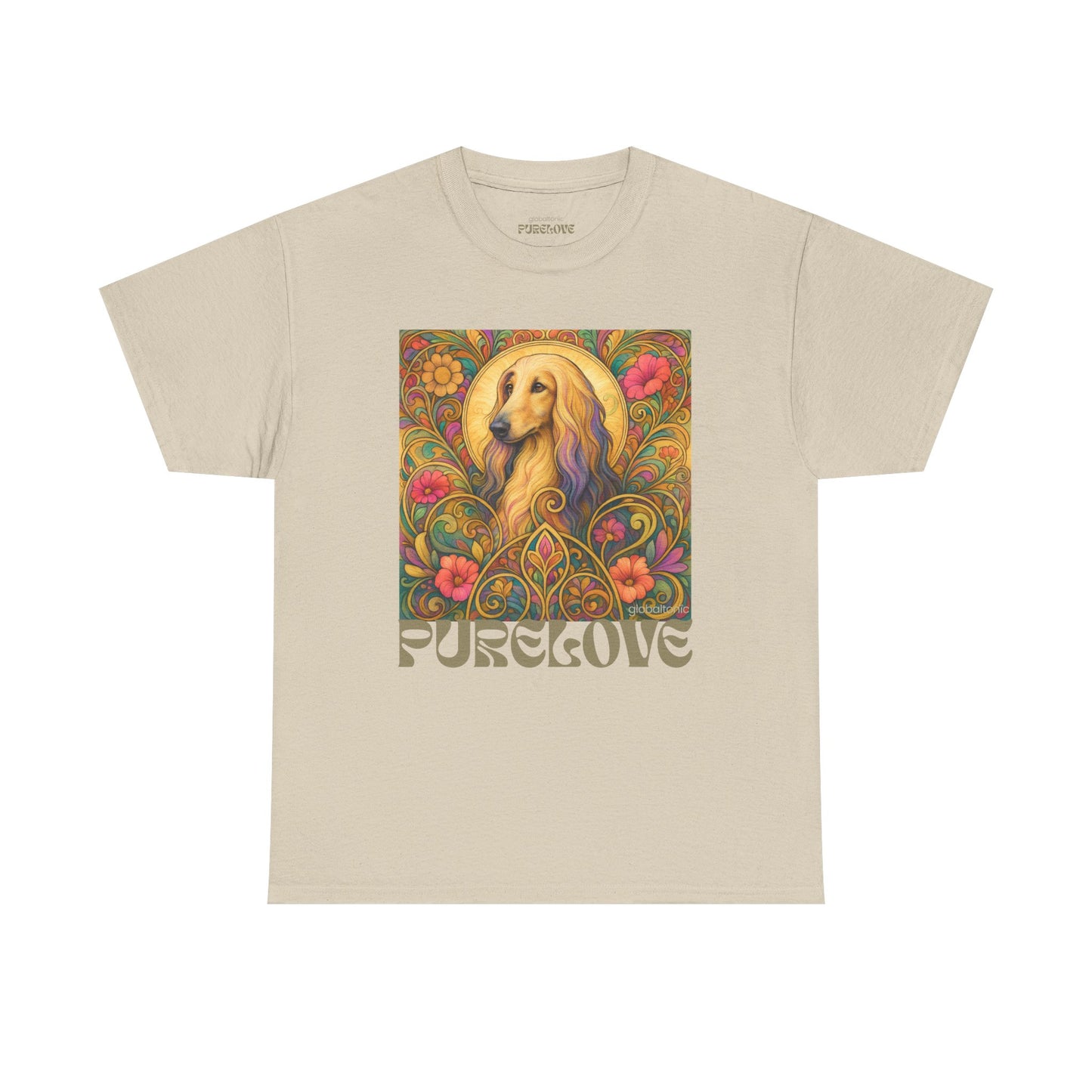 Afghan Vintage Graphic T-Shirt – Unisex Cotton Tee for Dog Lovers