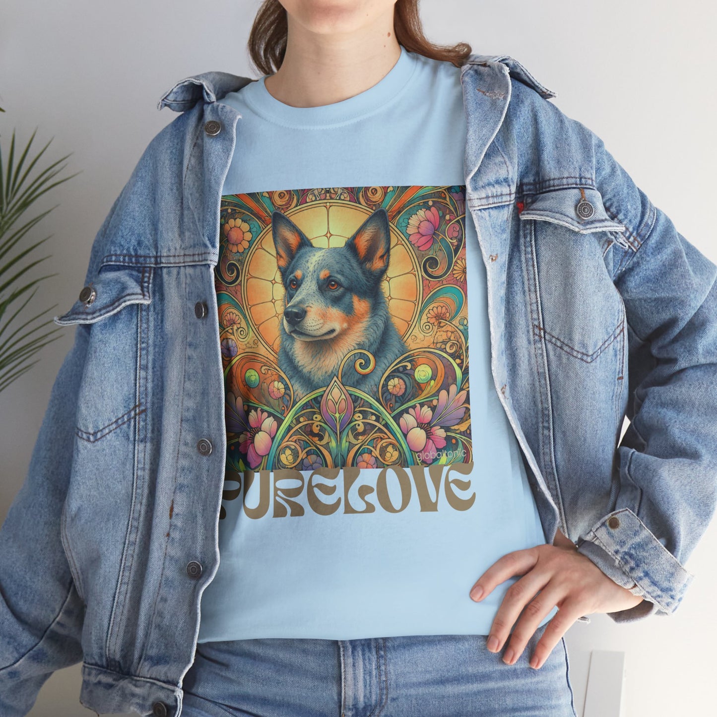 Australian Blue Heeler Vintage Graphic T-Shirt – Unisex Cotton Tee for Dog Lovers