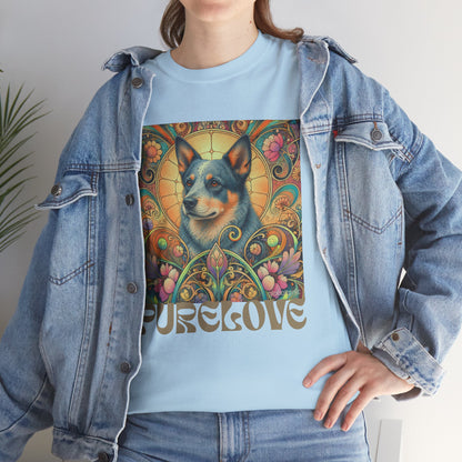 Australian Blue Heeler Vintage Graphic T-Shirt – Unisex Cotton Tee for Dog Lovers