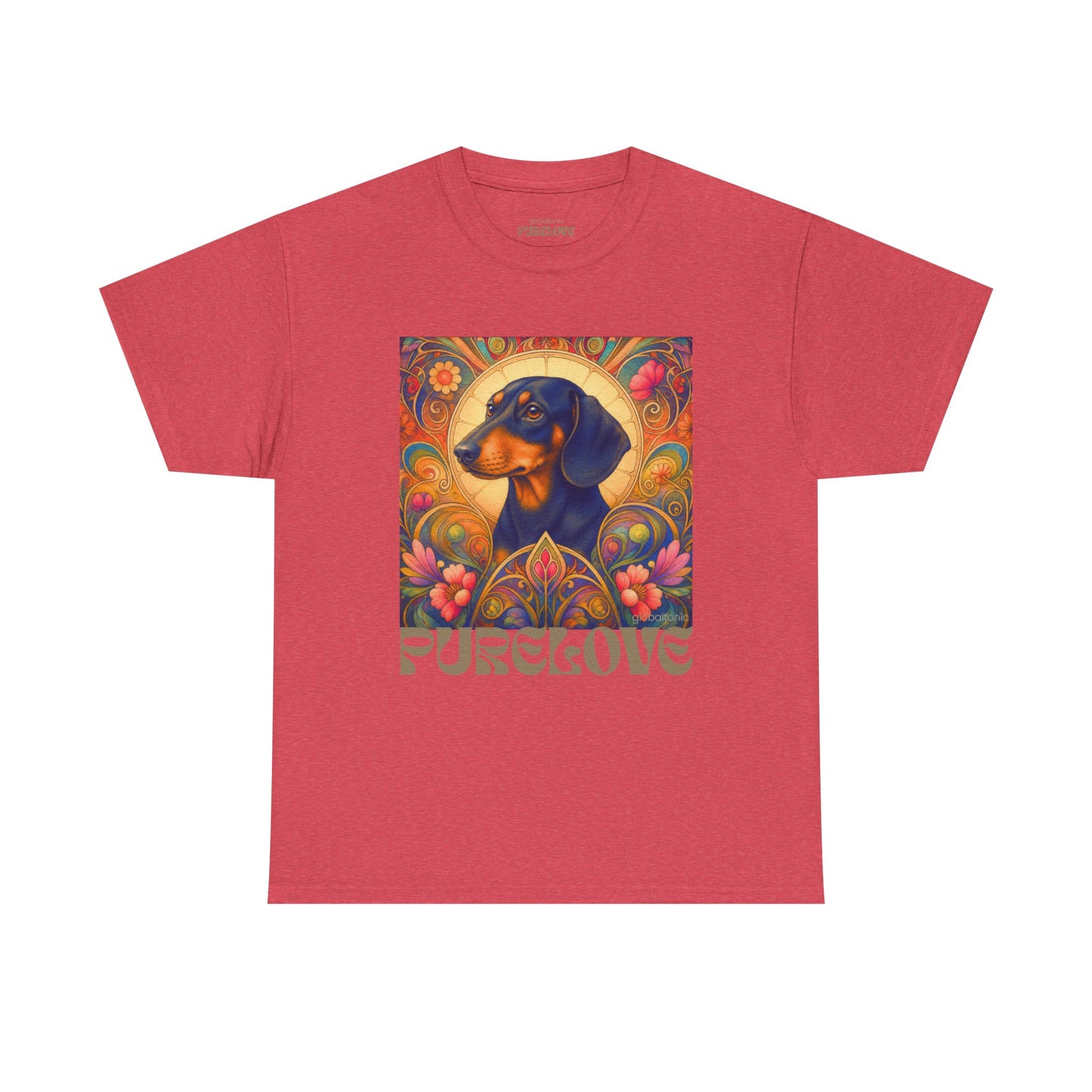 Dachshund Black Tan Vintage Graphic T-Shirt – Unisex Cotton Tee for Dog Lovers