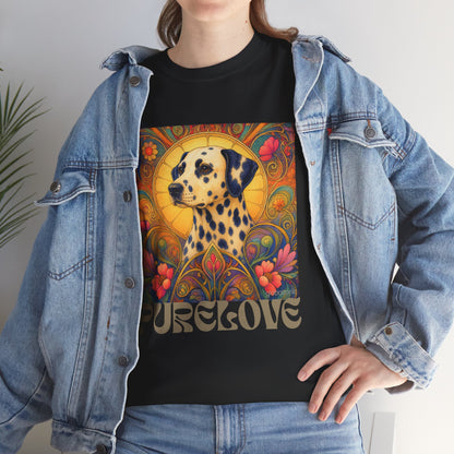 Dalmatian Vintage Graphic T-Shirt – Unisex Cotton Tee for Dog Lovers