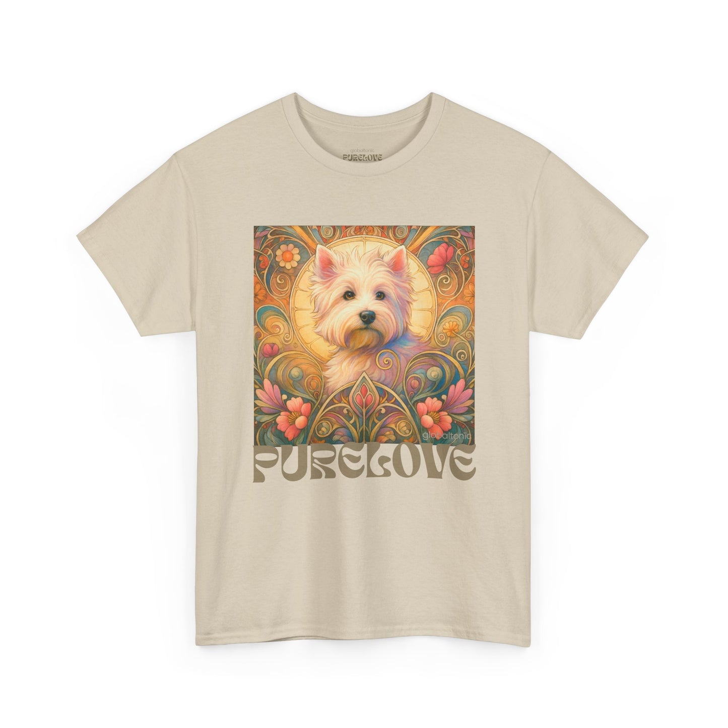 West Highland Terrier (Westie) Vintage Graphic T-Shirt – Unisex Cotton Tee for Dog Lovers