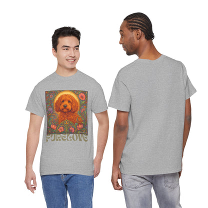 Red Cockapoo (Spoodle) Vintage Graphic T-Shirt – Unisex Cotton Tee for Dog Lovers