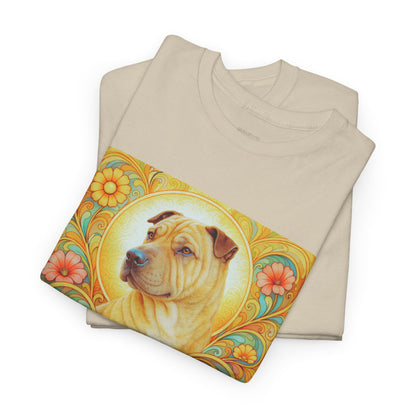 Shar Pei Vintage Graphic T-Shirt – Unisex Cotton Tee for Dog Lovers