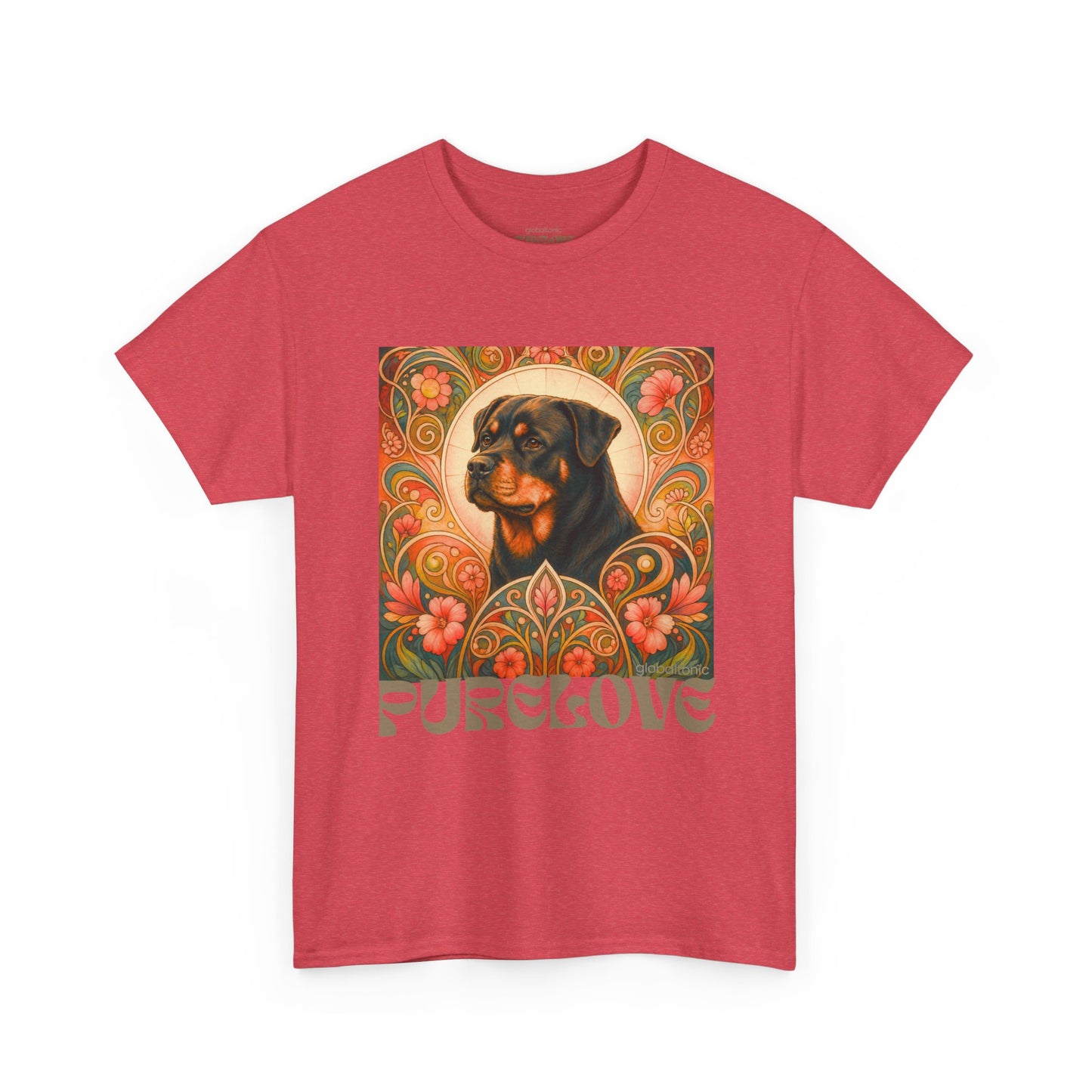 Rottweiler Buddha Vintage Graphic T-Shirt – Unisex Cotton Tee for Dog Lovers