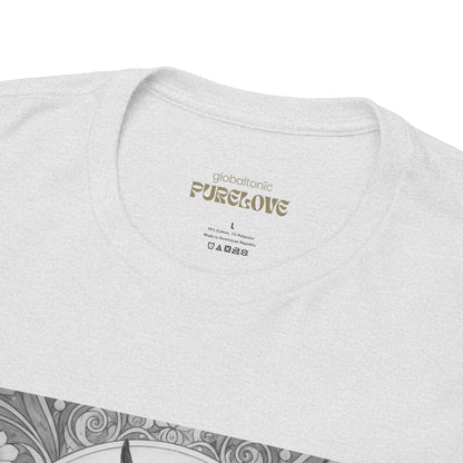 Doberman Vintage Unisex Cotton Tee for Dog Lovers (Black & White)