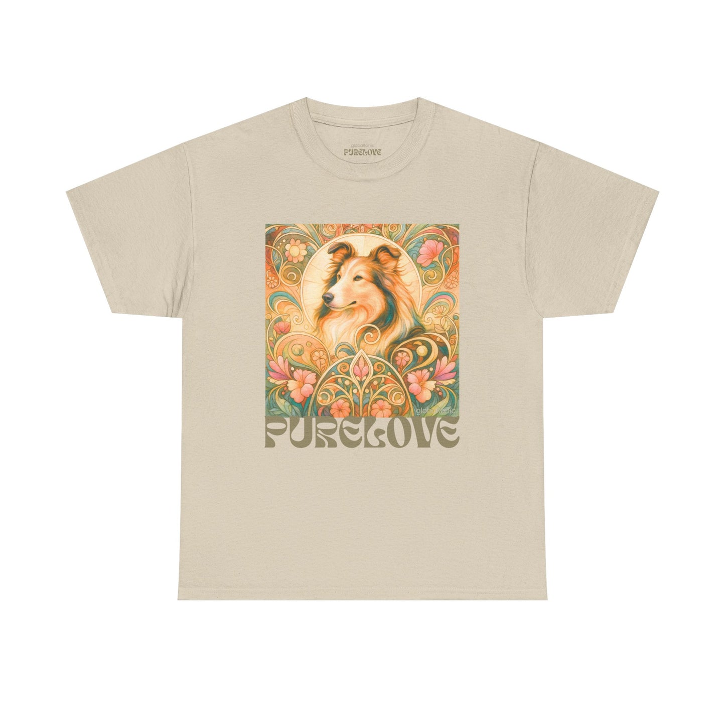Collie Vintage Graphic T-shirt - Unisex Cotton Tee for Dog Lovers