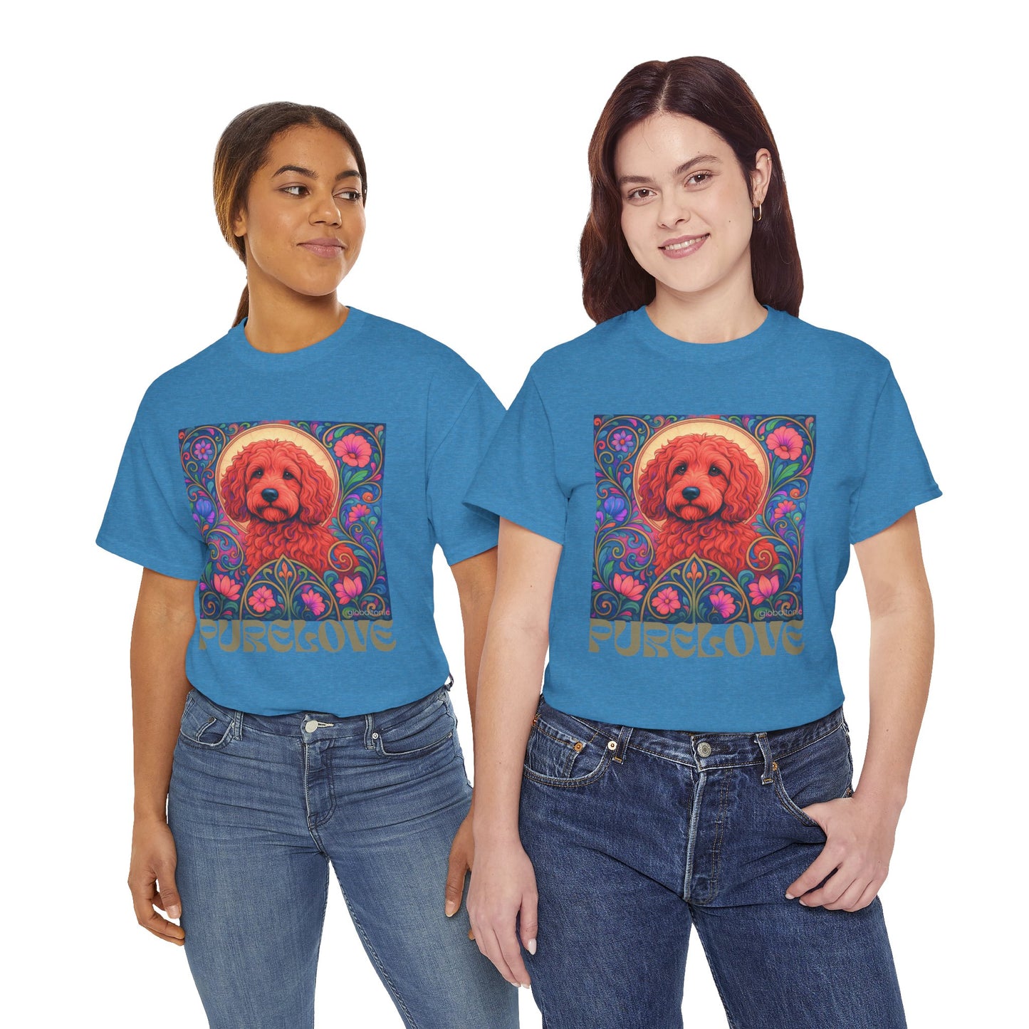 Red Cockapoo (Spoodle) Vintage Graphic T-Shirt – Unisex Cotton Tee for Dog Lovers