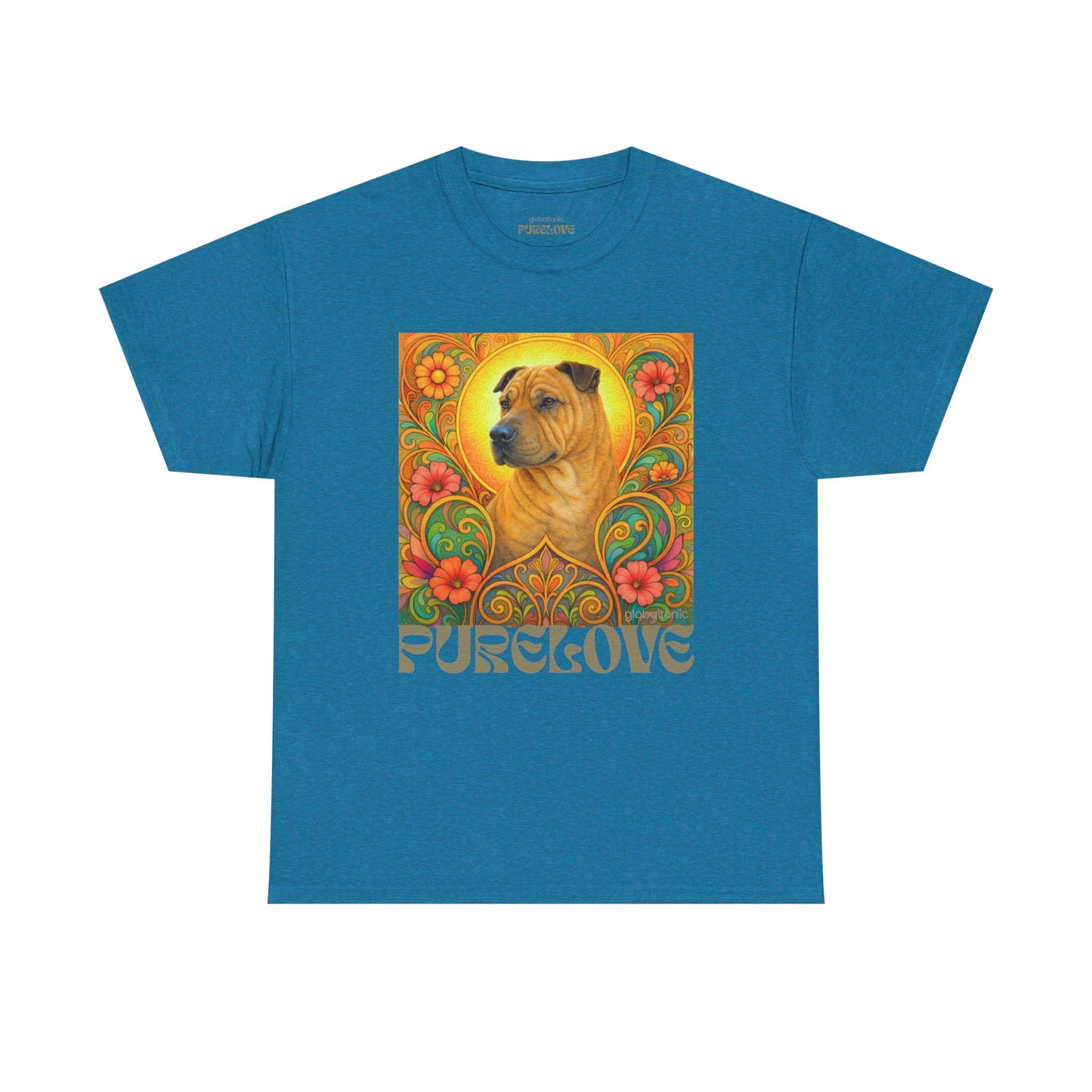 Shar Pei Vintage Graphic T-Shirt – Unisex Cotton Tee for Dog Lovers