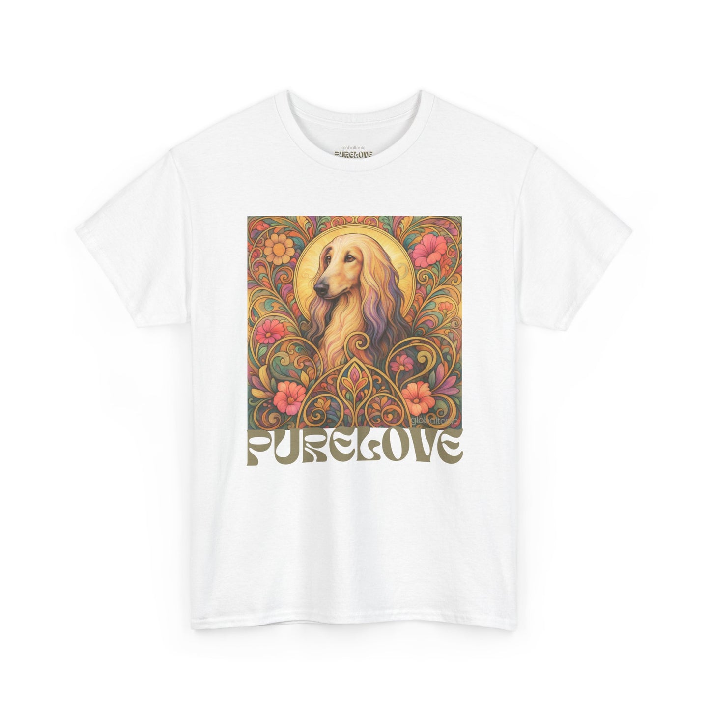 Afghan Vintage Graphic T-Shirt – Unisex Cotton Tee for Dog Lovers