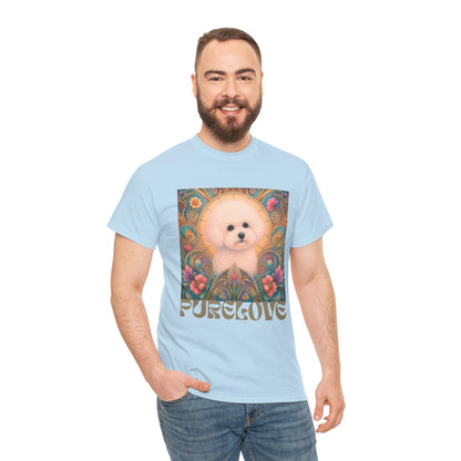 Bichon Frise Vintage Graphic T-Shirt – Unisex Cotton Tee for Dog Lovers