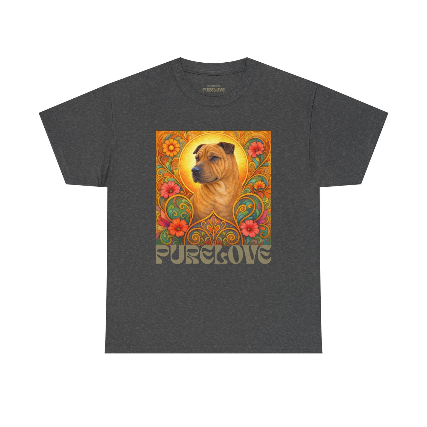 Shar Pei Vintage Graphic T-Shirt – Unisex Cotton Tee for Dog Lovers