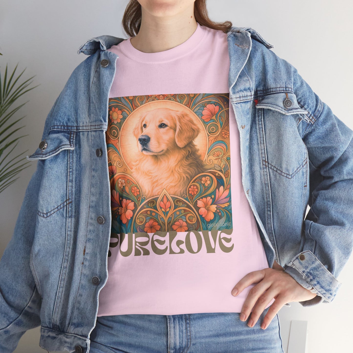 Golden Retriever Vintage Graphic T-shirt - Unisex Cotton Tee for Dog Lovers