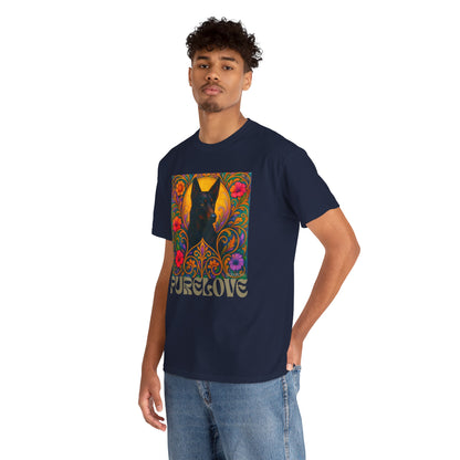 Black Kelpie Vintage Graphic T-Shirt – Unisex Cotton Tee for Dog Lovers