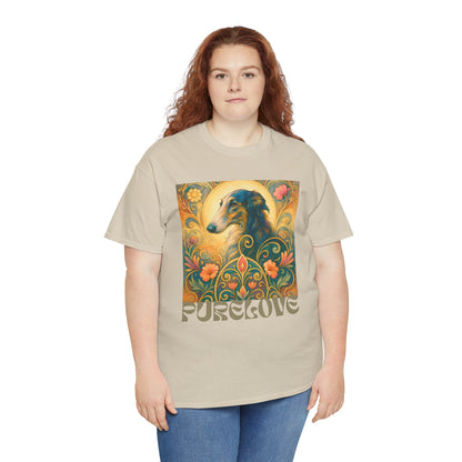Borzoi Vintage Graphic T-Shirt – Unisex Cotton Tee for Dog Lovers