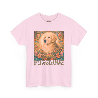 Golden Retriever Vintage Graphic T-shirt - Unisex Cotton Tee for Dog Lovers