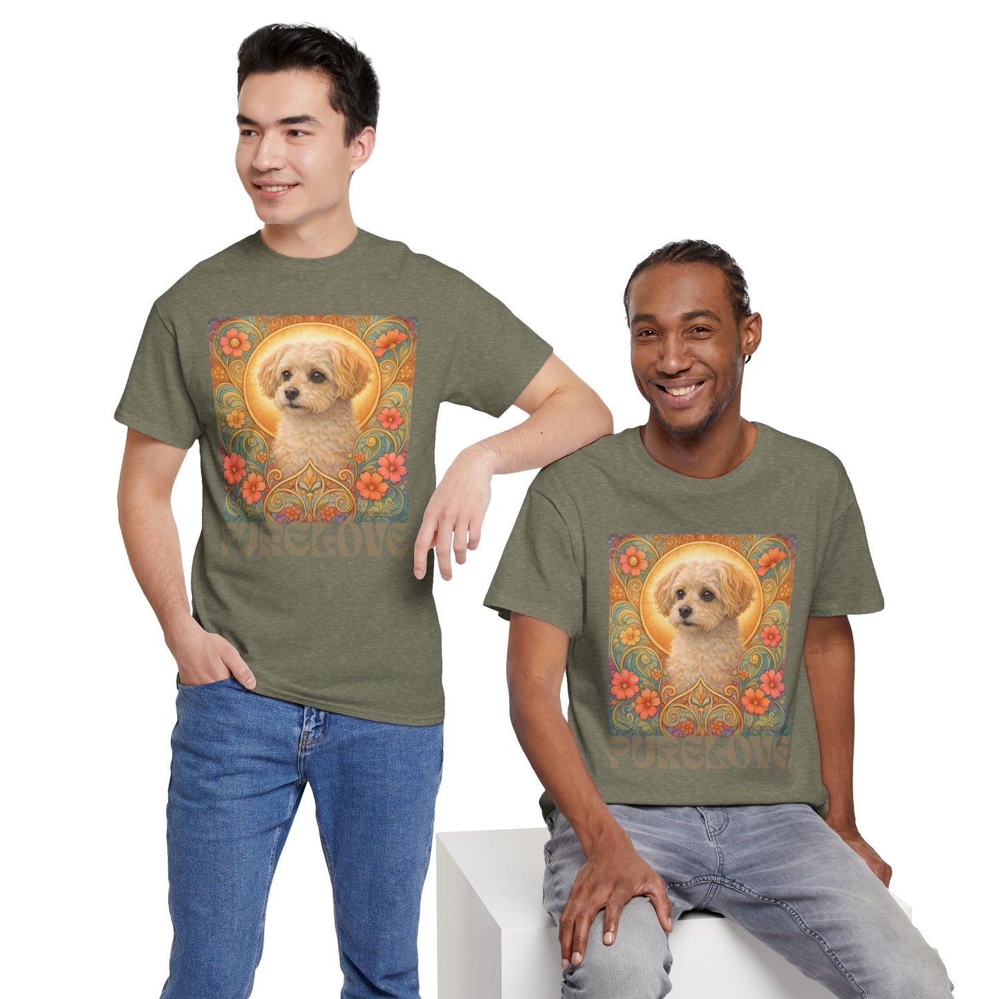 Foxypoo (Foodle) Vintage Graphic T-Shirt – Unisex Cotton Tee for Dog Lovers