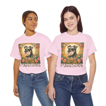 Schnauzer Vintage Graphic T-Shirt – Unisex Cotton Tee for Dog Lovers