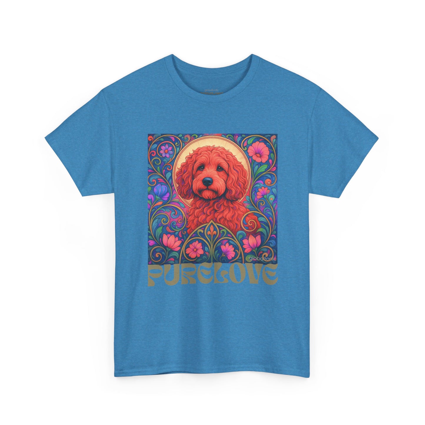 Red Cockapoo (Spoodle) Vintage Graphic T-Shirt – Unisex Cotton Tee for Dog Lovers