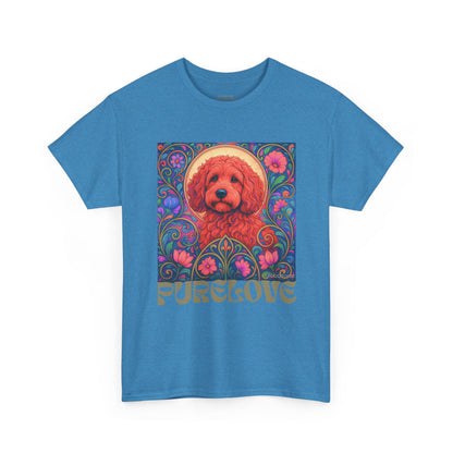 Red Cockapoo (Spoodle) Vintage Graphic T-Shirt – Unisex Cotton Tee for Dog Lovers