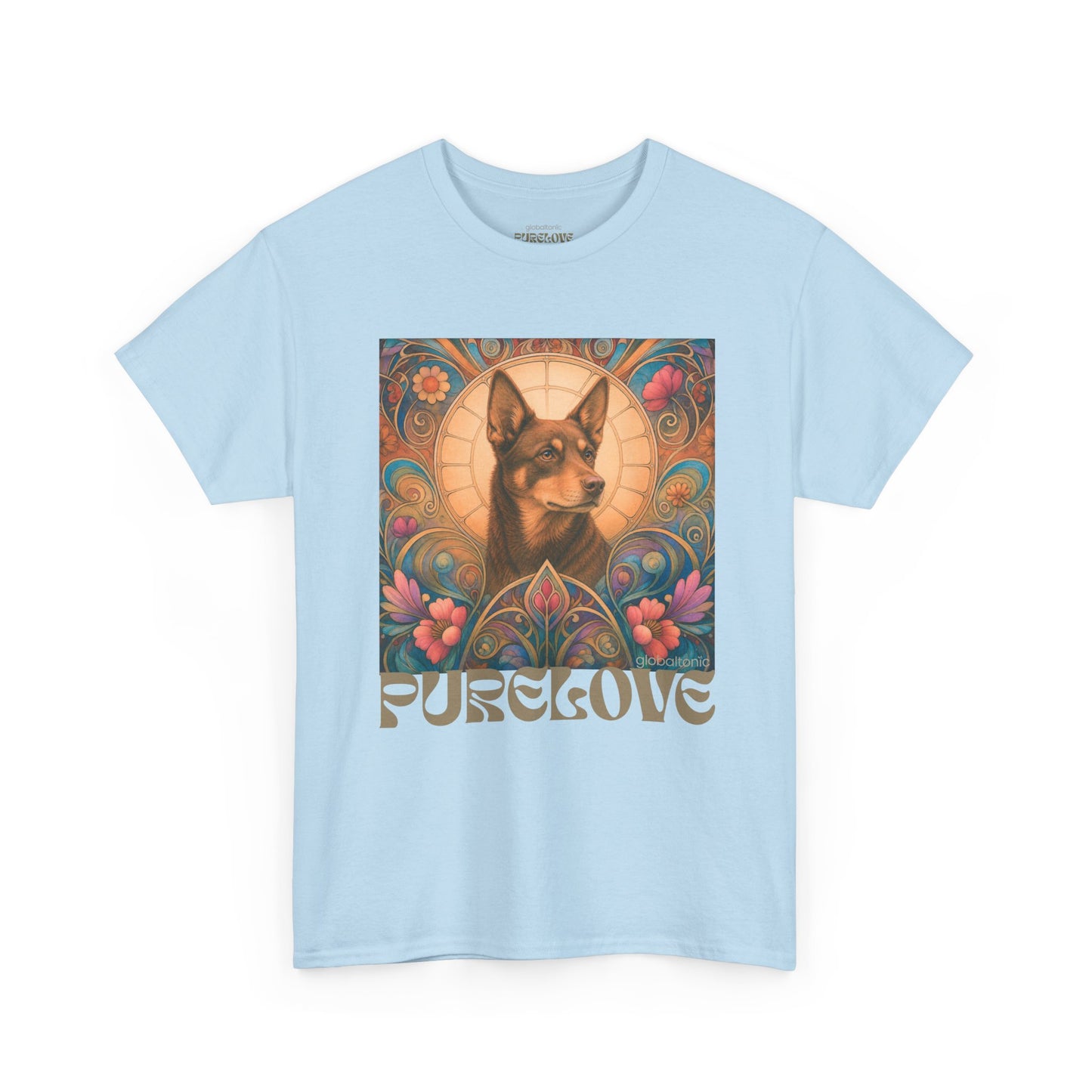 Kelpie Brown Vintage Graphic T-Shirt – Unisex Cotton Tee for Dog Lovers